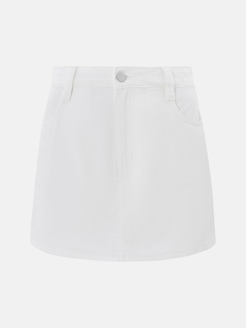 Lichi Denim mini skort - Image 2
