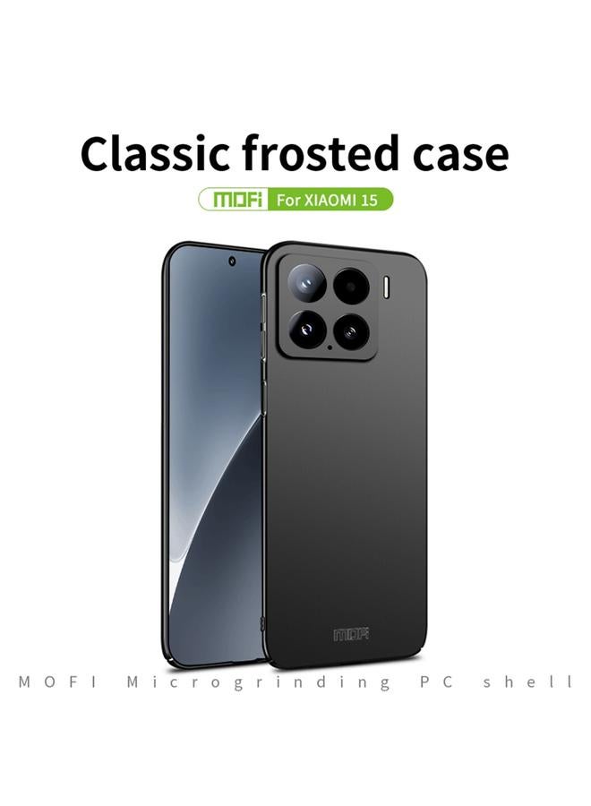 موفي جراب لهاتف Xiaomi 15 Micro-Frosted PC جراب هاتف صلب رفيع للغاية - Image 3