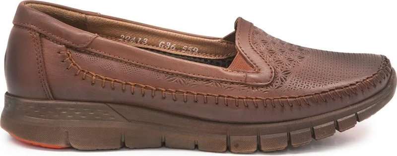Forelli 29413 Women's Leather Tobacco Anatomical Shoes