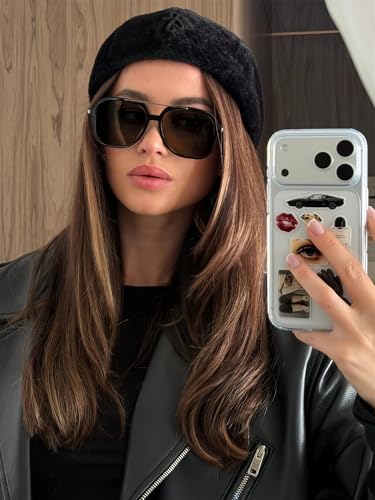 GUVIVI Retro Aviator Sunglasses for Women Men 2026 Square Top Bar Sun Glasses Sunnies 70s Lightweight Shades - Image 2