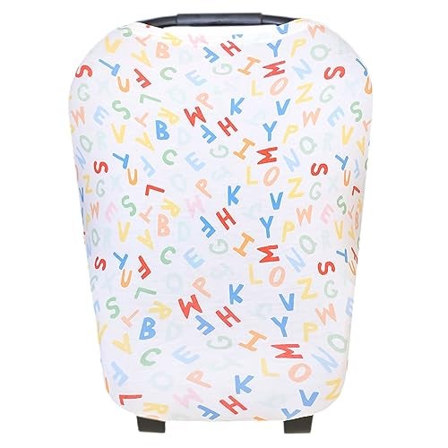 Copper Pearl MultiUse Cover Car Seat Covers Nursing Cover and Stroller Cover for Sun Stretchy Fabric AllSeason Use Stylish Designs Easy Access for Moms Webster - Image 1