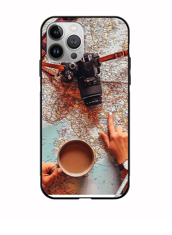 VR CREATIVE Protective Case Cover For Apple iPhone 11 Pro Max Planning Next Adventure Design Multicolour - Image 1