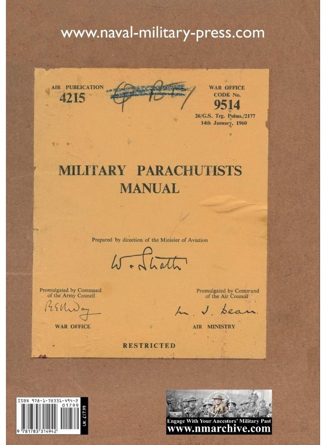 MILITARY PARACHUTISTS MANUAL 1960 - Image 2