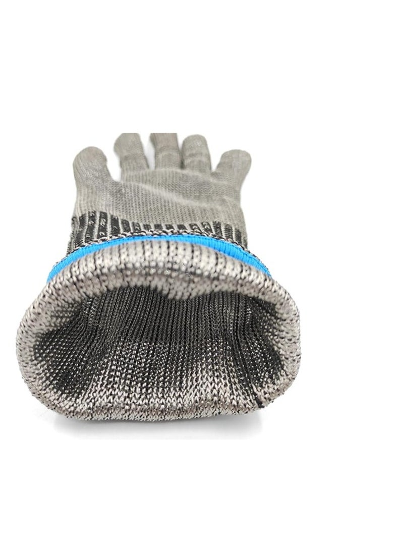 SYOSI 🔪 Food Grade: To be defined as food grade, materials need to be non-toxic and safe for consumption. Chain glove is professionally certified as food grade. Also the excellent wet and dry grip makes it  - Image 4