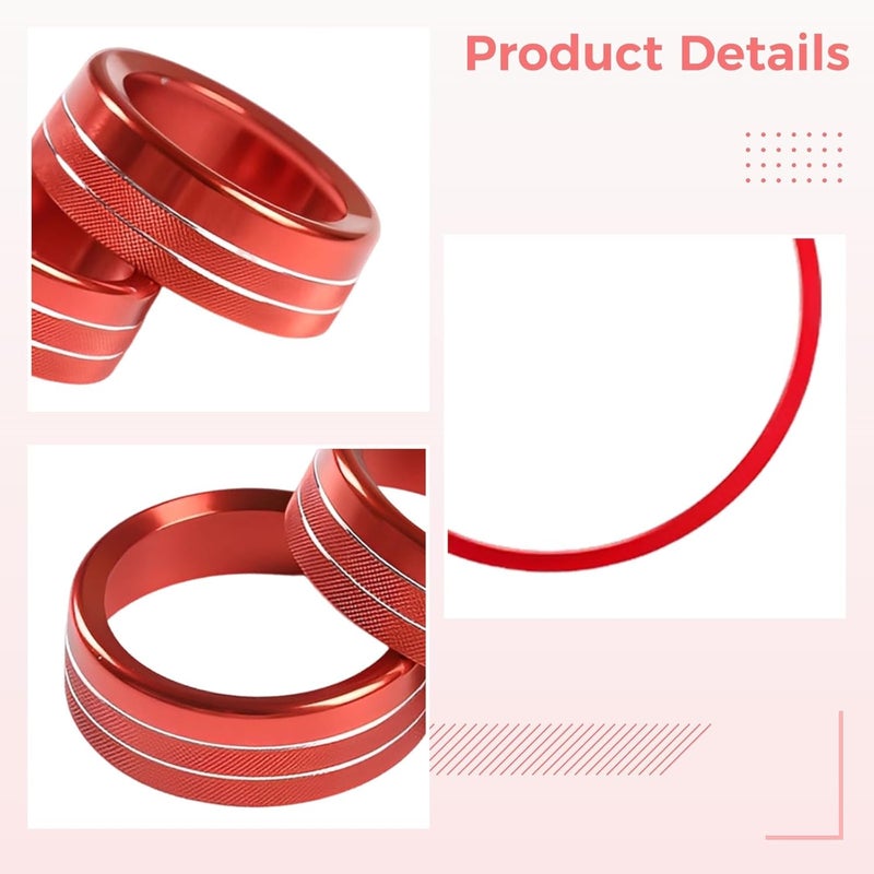 2016-2023 Interior Mods; Trim, Button Covers; 8 Pcs - Image 2