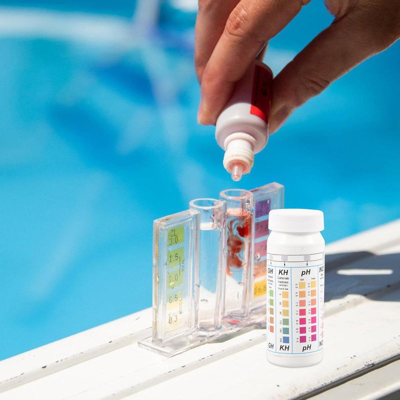 HOMSFOU 50pcs Pool and Fish Tank Ph Test Strips Water Quality Detector for Swimming Pool and Aquarium Water Testing with High Sensitivity Ph 0-14 Range - Image 4