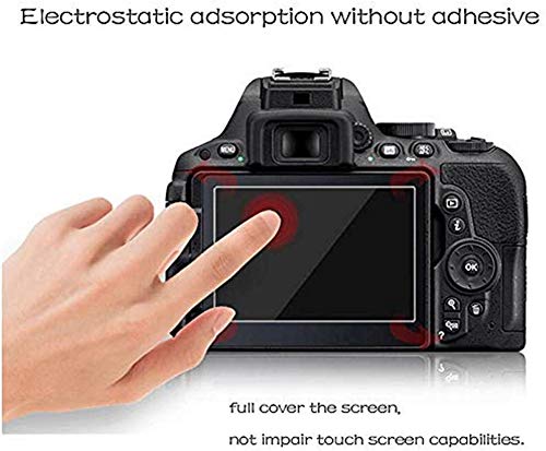 PCTC [ 2 packs ] Z50 Tempered Glass Screen Protectors for Nikon z50 z 50 Mirrorless Digital Camera, 0.3mm 9H Hardness Ultra Clear Tempered Glass Screen Guard Full Coverage Edge to Edge - Image 4