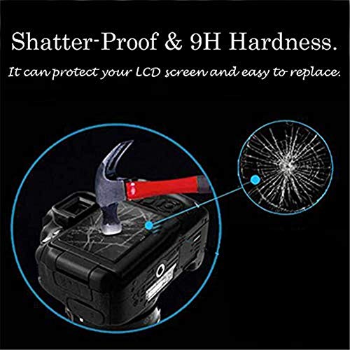 PCTC [ 2 packs ] Z50 Tempered Glass Screen Protectors for Nikon z50 z 50 Mirrorless Digital Camera, 0.3mm 9H Hardness Ultra Clear Tempered Glass Screen Guard Full Coverage Edge to Edge - Image 2