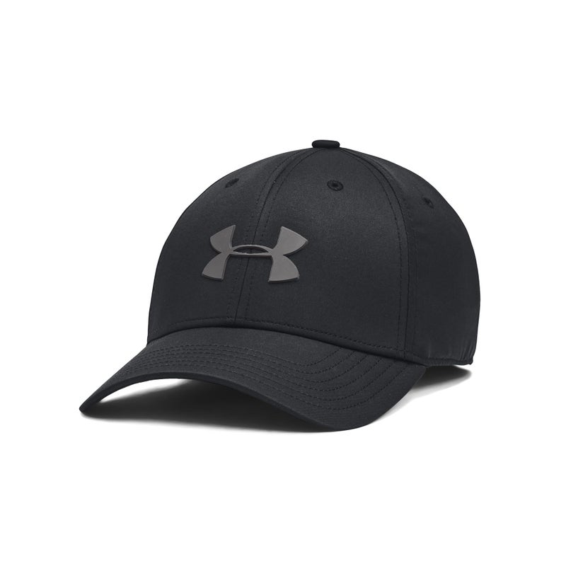 Under Armour Men's Storm Blitzing Adjustable Cap , (001) Black / Black / Jet Gray, One Size Fits Most - Image 1