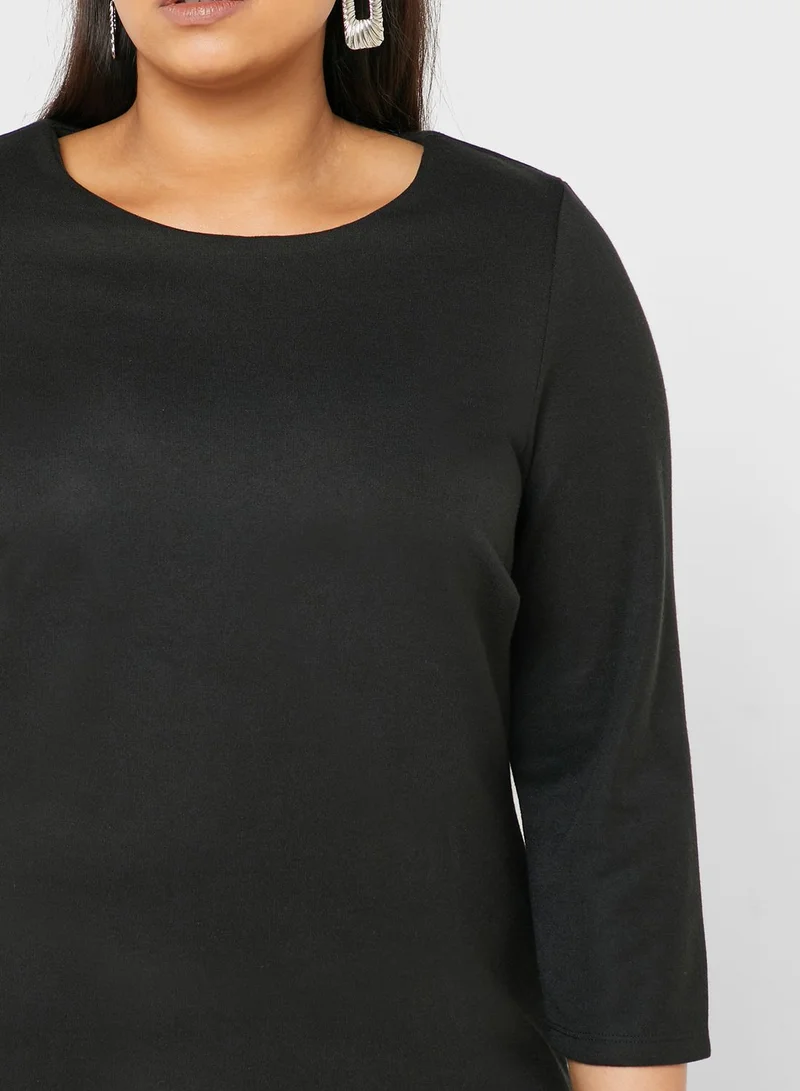 EVANS Button Detail Dress