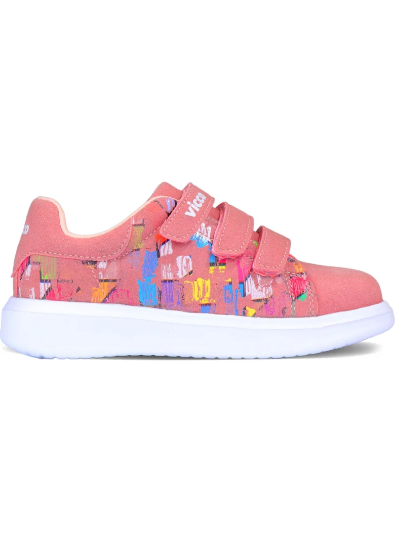 فيكو Amy Light Girls Preschool Powder Sneaker