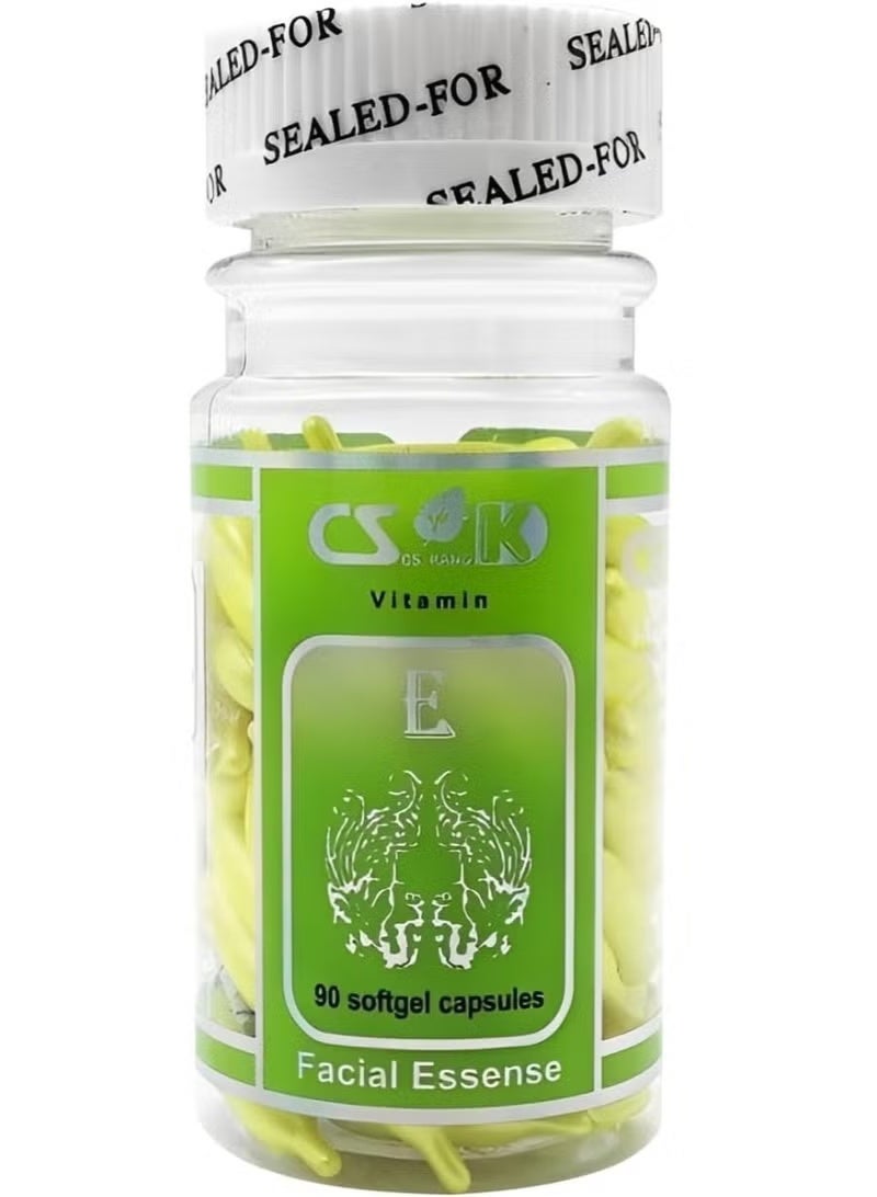 CSK Vitamin E Capsules for Moisturizing, Nourishing & Skin Brightening – Formula (90 Capsules) - Image 2