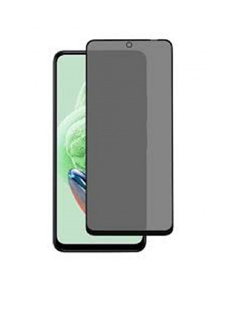 Tempered Glass Screen Protector Anti-Spy Privacy Designed For Xiaomi Redmi Note 12 5G Full Screen Coverage And Bubble Free - Image 1