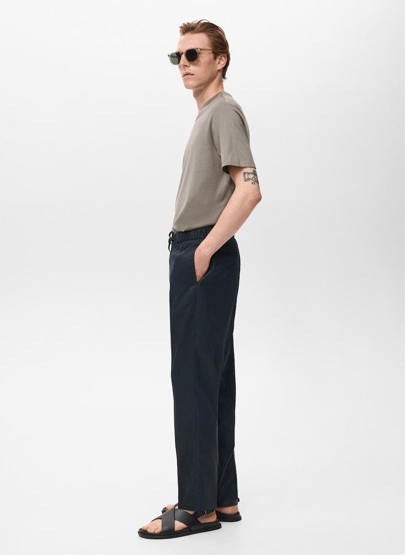 Mango Man Tyler High Waist Trousers  - Image 3