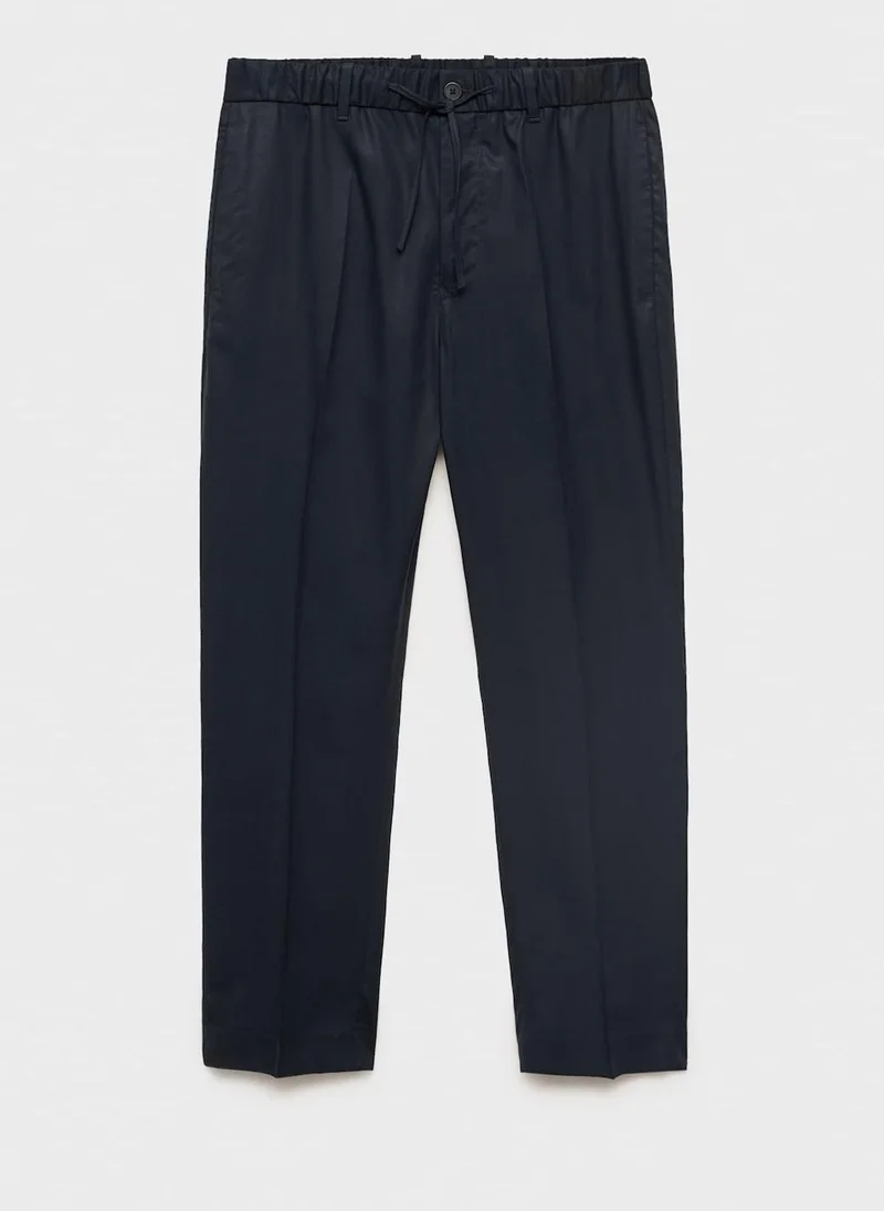 Mango Man Tyler High Waist Trousers