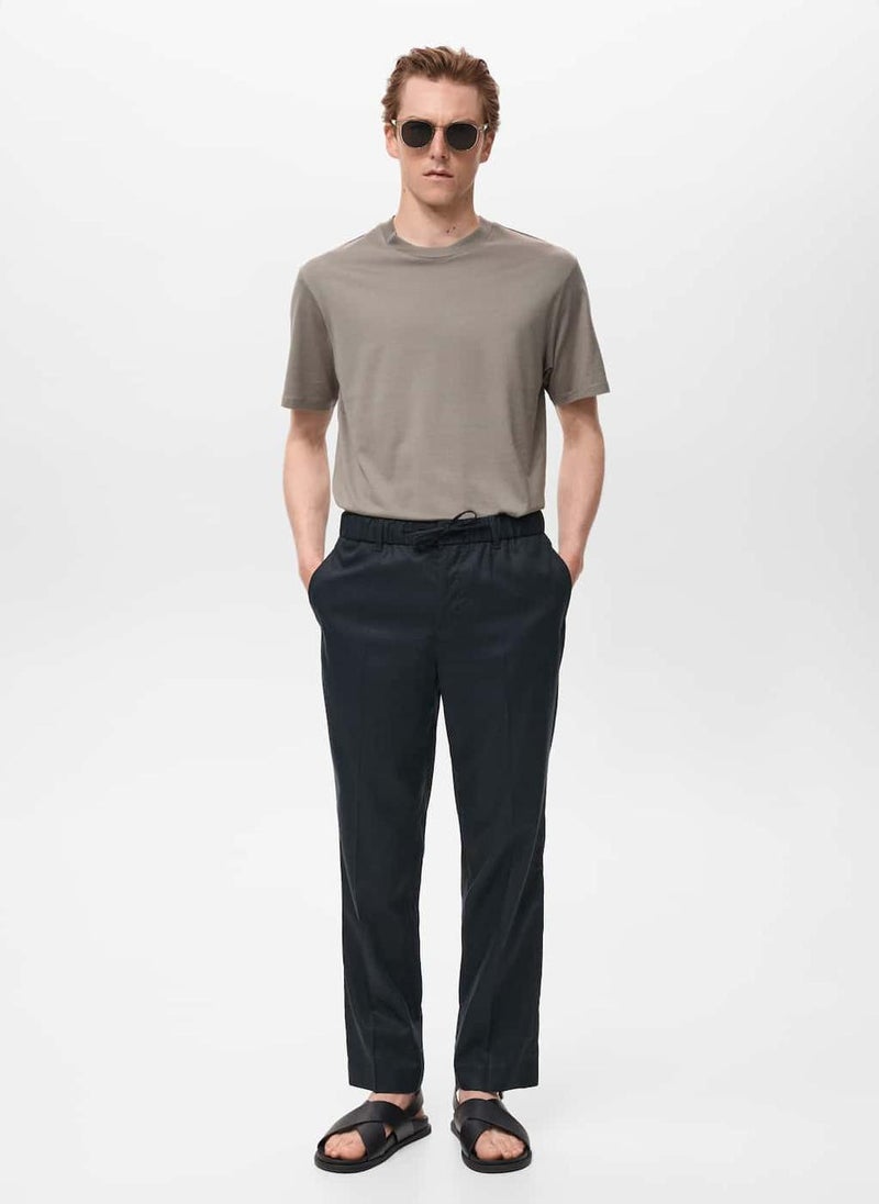 Mango Man Tyler High Waist Trousers  - Image 4