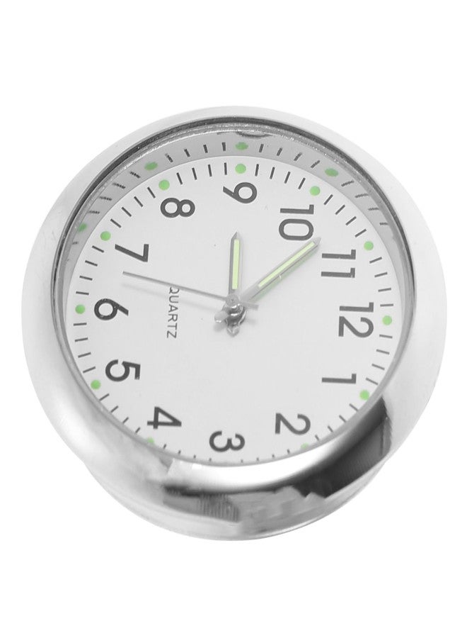 TOYANDONA Miniature Clock Model Models Furniture Tiny House Accessories House Floor Clock Doll House Scene Decoration Doll House Decor Miniatures White Wall Clock Alloy.Glass.Paper Props - Image 1