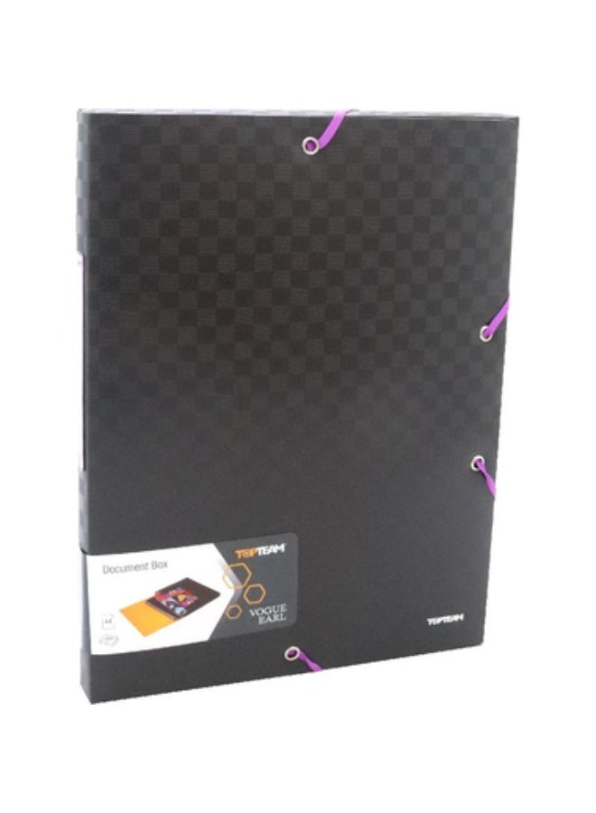 TOPTEAM File Pocket Single PocketA4PP Material Pink - Image 1