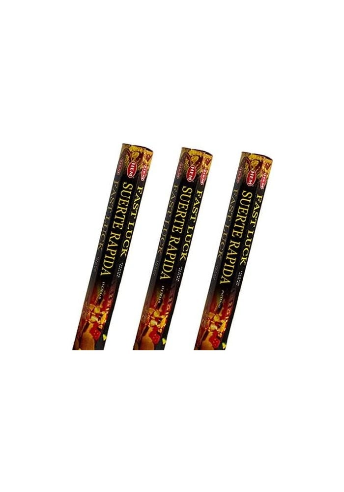 HEM Fast Luck Incense - Box of Six 20 Stick Tubes - Image 3
