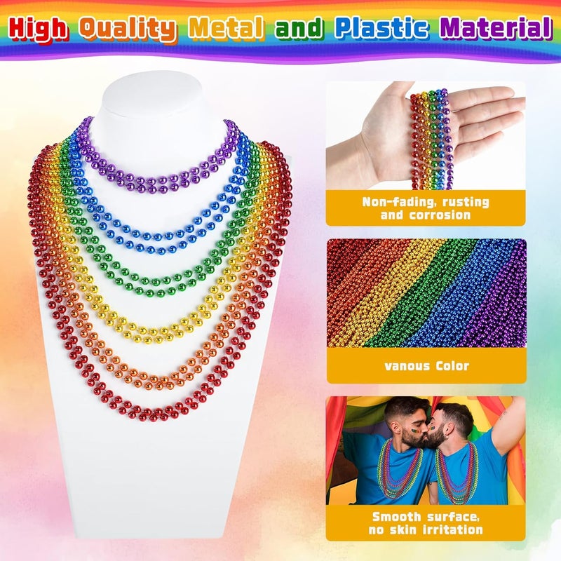 ZZYFGH 12 Pcs Beads Necklaces Party Decorations - Image 3