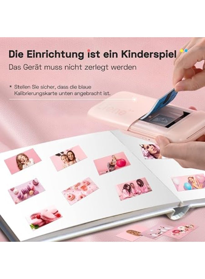 Liene 2x3" Portable Photo Printer & Instant Mini Printer – Bluetooth Wireless Zink Photo Printer with 50 Sheets of Self-Adhesive Paper for iOS & Android - Image 5