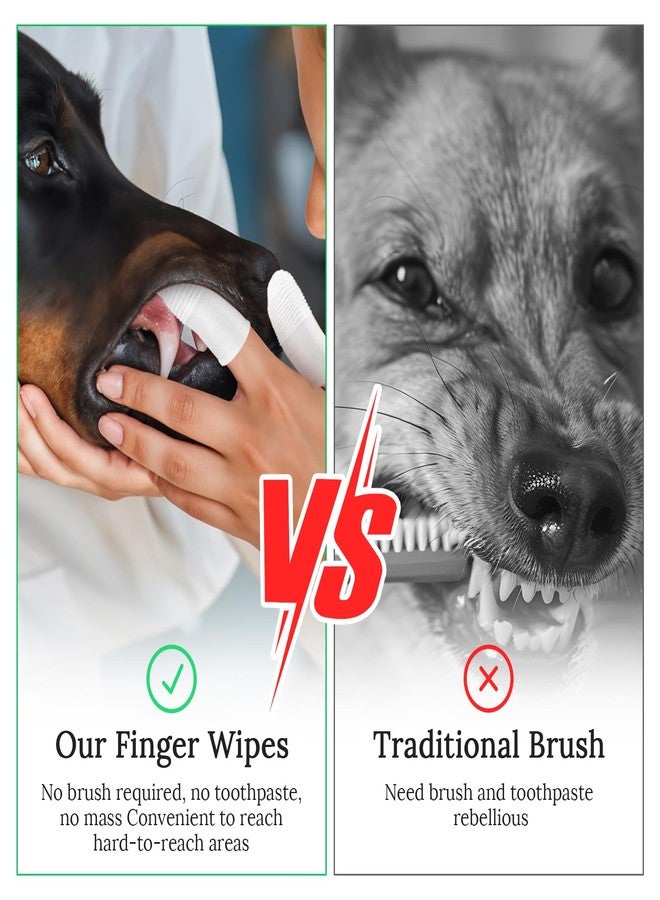 Sibba Dog Toothbrush Finger Toothbrush 30 PCS Pet Dental Care Kit Soft Nylon Finger Brush 360° Dog Tooth Brushing Kit for Dogs Teeth Cleaning White Washable Comfortable Dental Care Pet Toothbrushes - Image 5