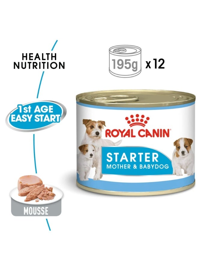 Royal Canin Canine Health Nutrition Starter Mousse Dog Wet Food - 195g - Image 3