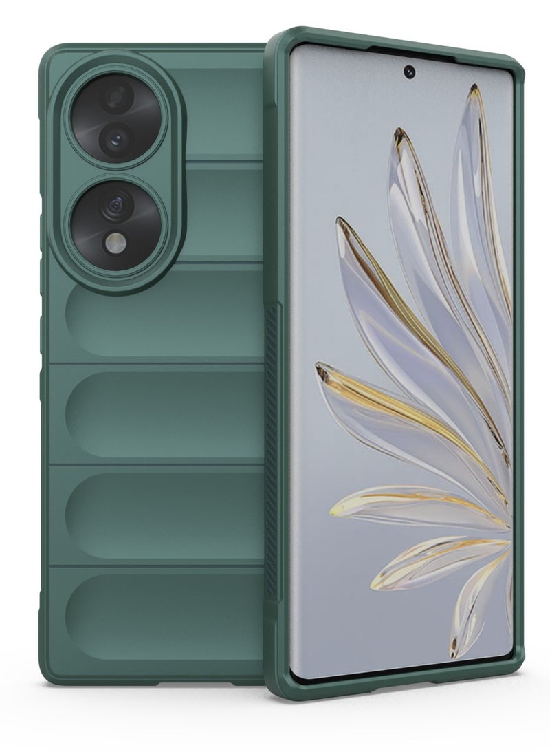 جولدن ماسك - هونر 70 (Honor 70) جراب ماجيك كيس كفر حماية للهاتف - (اخضر) - Image 1