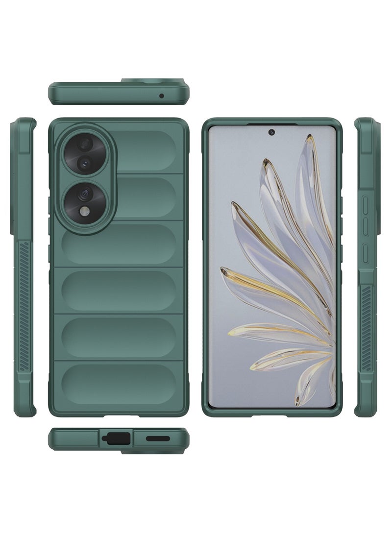 جولدن ماسك - هونر 70 (Honor 70) جراب ماجيك كيس كفر حماية للهاتف - (اخضر) - Image 1
