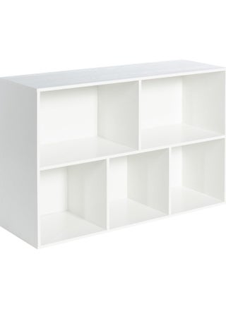 Embossed White 5-Cube