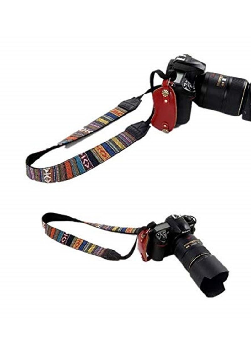 Generic Shoulder Neck Strap Vintage Belt for Nikon Canon Sony Pentax Dslr Camera  - Image 2