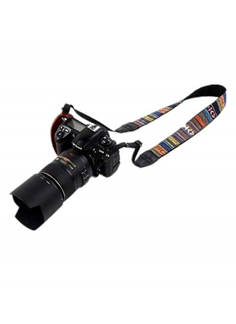 Generic Shoulder Neck Strap Vintage Belt for Nikon Canon Sony Pentax Dslr Camera  - Image 1