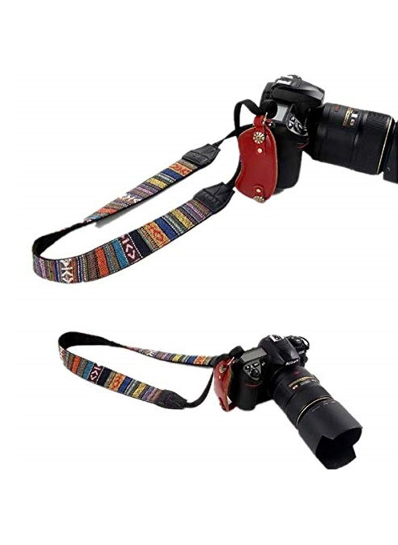 Generic Shoulder Neck Strap Vintage Belt for Nikon Canon Sony Pentax Dslr Camera  - Image 3