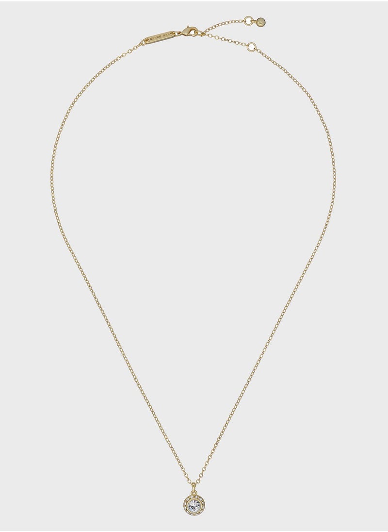 Ted Baker Soltell Crystal Pendant Necklace  - Image 1
