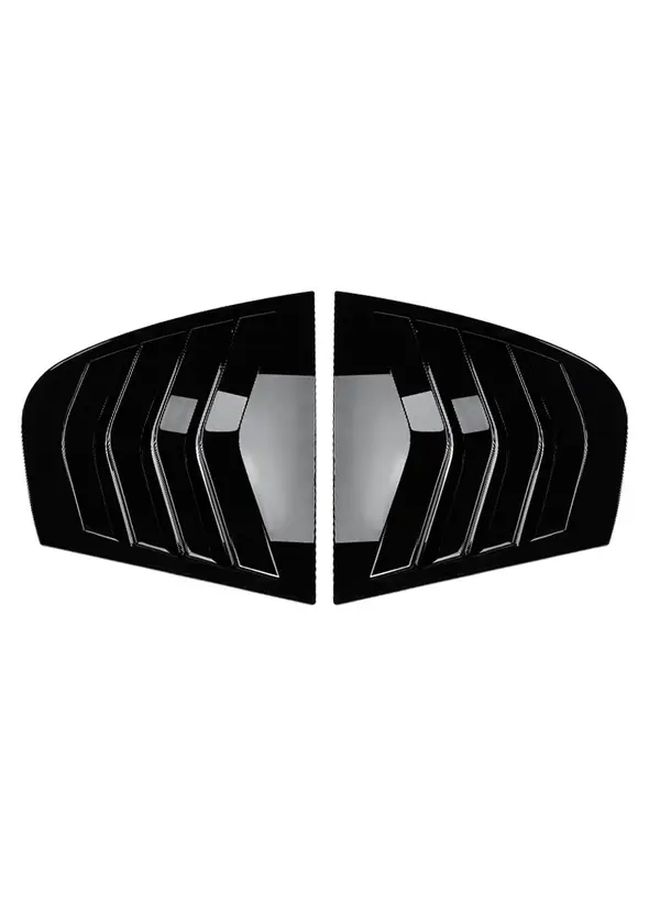 Carbon Fiber Side Window Louver Vent Cover Trim For 2005 2011 Sedan - Image 4