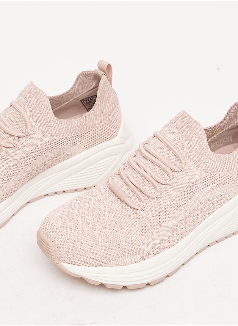 SKECHERS - SKECHERS BOBS SPARROW 2.0 - WIND CHIME SLIP-ON SNEAKERS FOR WOMEN IN BLUSH SATIN - Image 1