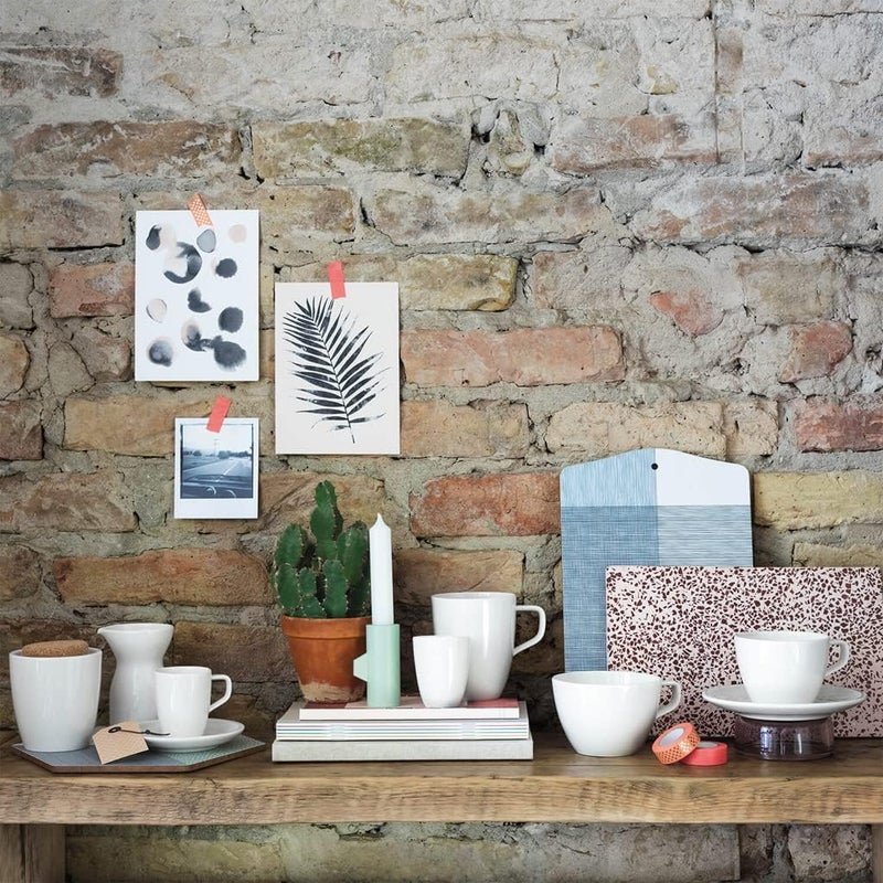 Villeroy & Boch طبق فنجان الإسبريسو الأصلي من أرتيسانو، 4.75 بوصة، بورسلين فاخر، أبيض - Image 2