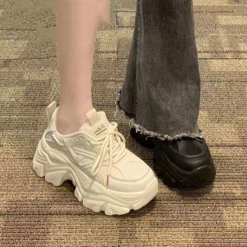 Women'S Thick-Soled Versatile Height-Increasing Shoes, New Spring/Summer 2025 Platform Dad Shoes For Petite Women - Image 3