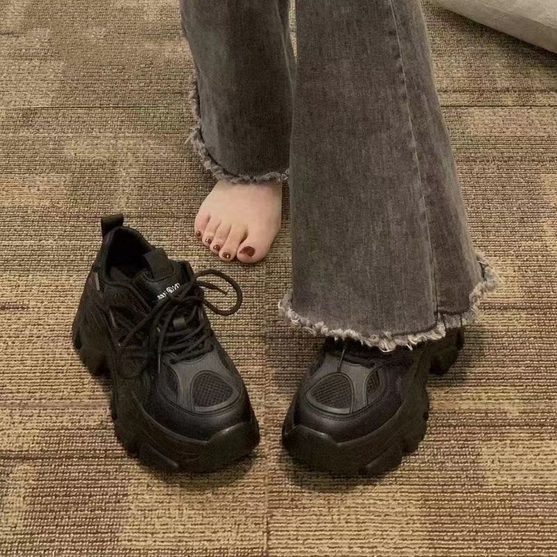 Women'S Thick-Soled Versatile Height-Increasing Shoes, New Spring/Summer 2025 Platform Dad Shoes For Petite Women - Image 5