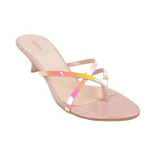 Mochi Women Pink Heel Sandal UK/4 EU/37 (40-2174) - Image 2