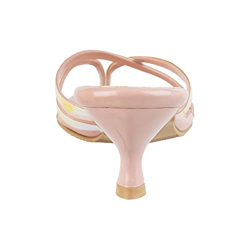 Mochi Women Pink Heel Sandal UK/4 EU/37 (40-2174) - Image 4