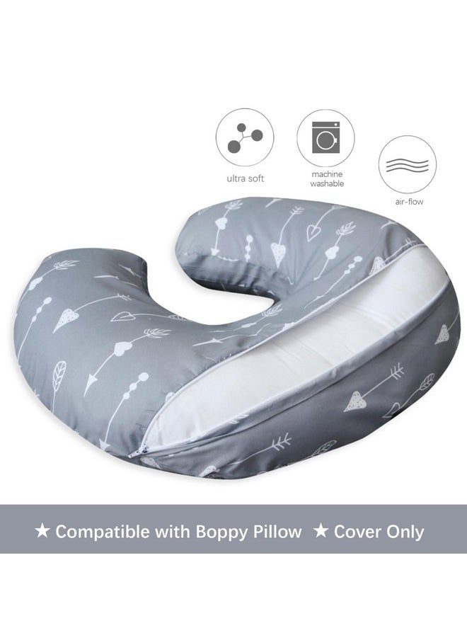 Biloban - Nursing Pillow Cover 2 Pack For Breastfeeding Pillow, Ultra Soft And Cozy Nursing Pillow Slipcovers, Snug Fits For Boppy Pillow, Great Choice For Mom - Image 1