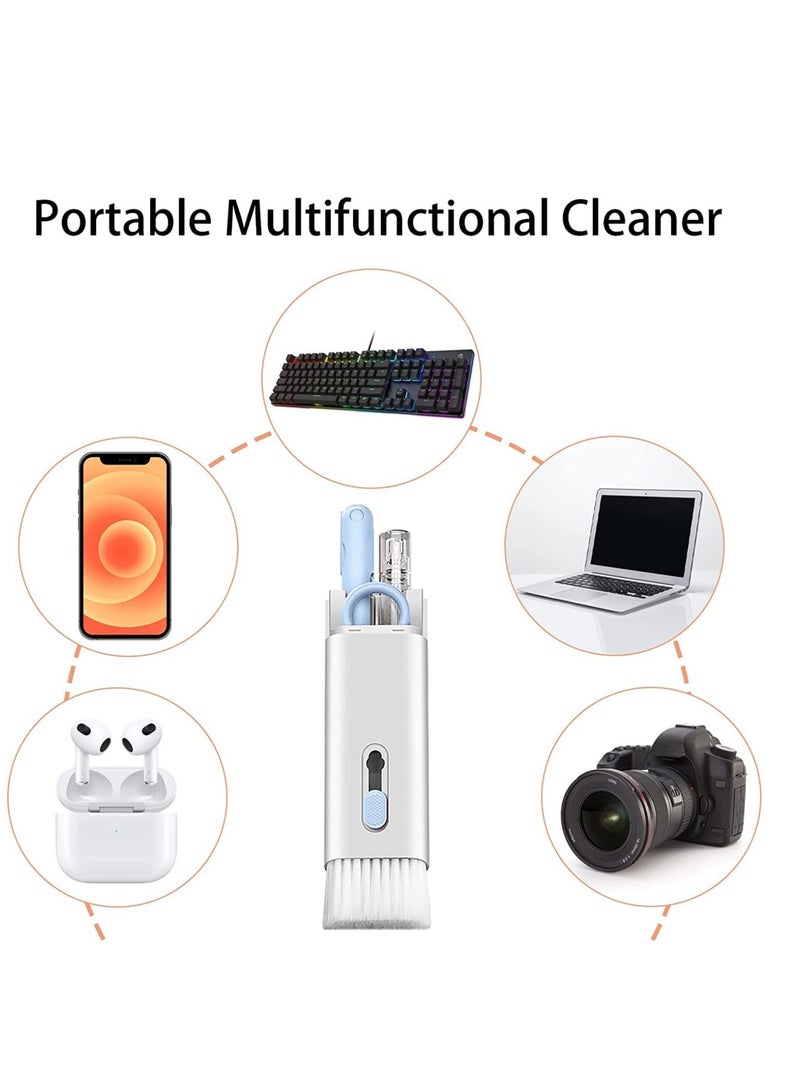 ELTRAZONE Laptop Cleaner, Upgrade 7 in 1 Cleaner kit, Keyboard Cleaning kit, Cleaner Kit for Airpod, Cleaning kit for Earbuds/Phone/Laptop/PC Monitor/Camera/Watch (Give Away a Flannel Cloth) Blue - Image 2