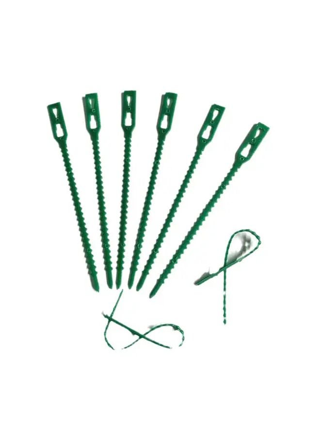 Green Garden Ties 50pcs Reusable Plant Support Ties High Quality Material - Image 5