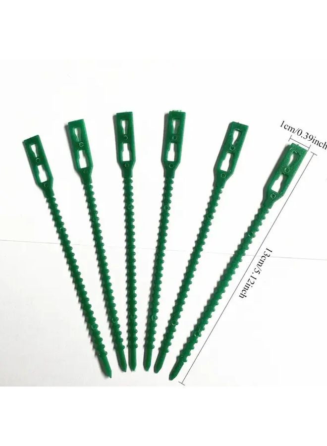 Green Garden Ties 50pcs Reusable Plant Support Ties High Quality Material - Image 4