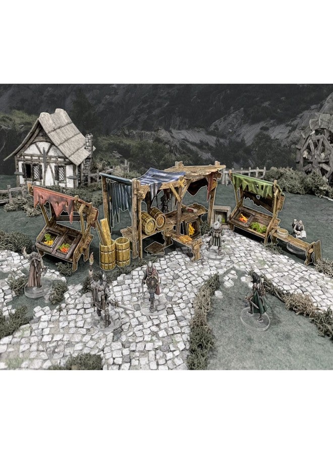 Battle Systems Fantasy Terrain Marketplace - 28-35mm DND D&D RPG Wargames Historical/Fantasy Card Scenery