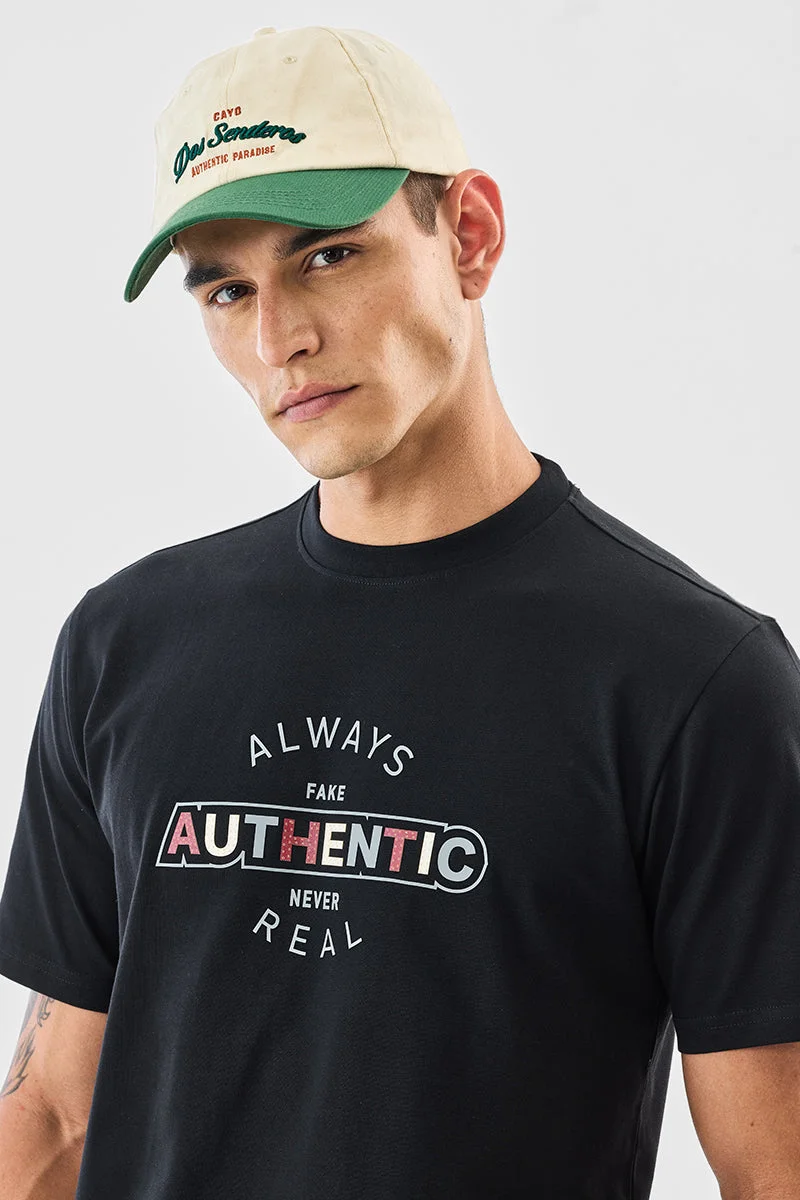 SNITCH تيشيرت قطن أصلي % بقصة عادية