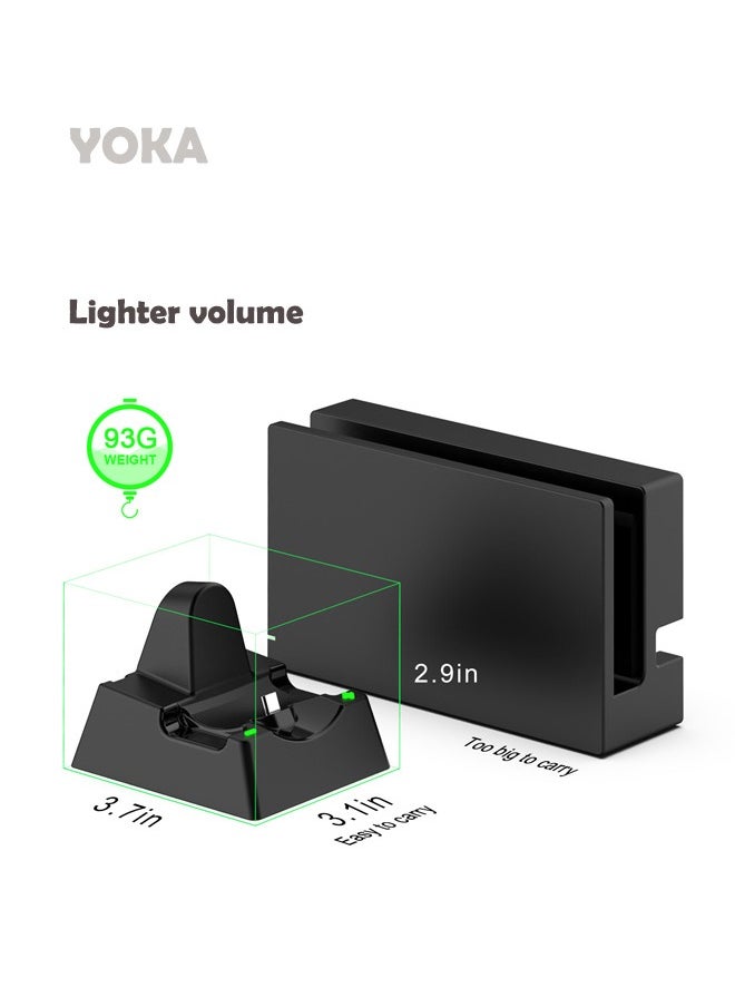 Switch Fast-Charging Dock - Compatible with Switch, Switch OLED, and Switch Lite, Play While Charging