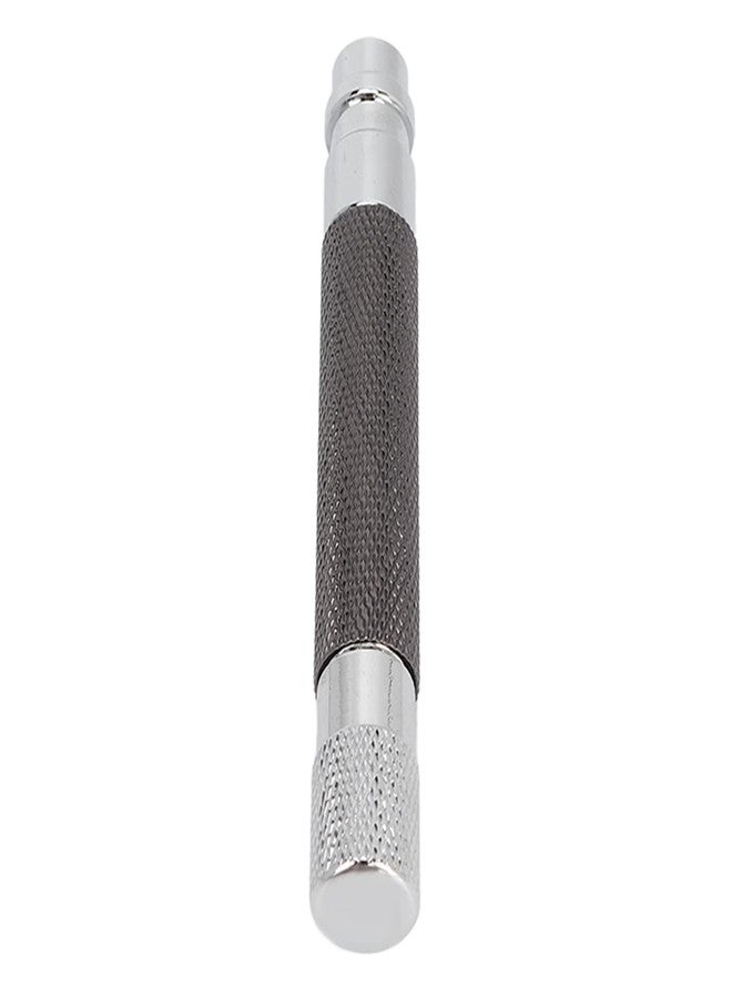 Entatial Shaver Replacement Handle, Men's Safety Shaving Razors Reusable Metal Handle Shaver Safety Razors Handle Anti Slip Portable for Home Travelling (Black) - Image 1