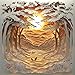 MINIWAN 500 Piece Jigsaw Puzzle for Adults Layered Paper Art Sunset Forest Mountain Nature Landscape Challenging Puzzle for Adults Families 20 x 20 - Image 2